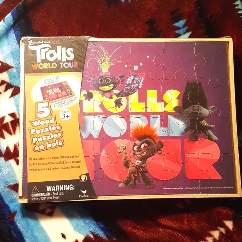 🍊3/$15🍊 DreamWorks Trolls world tour puzzle set